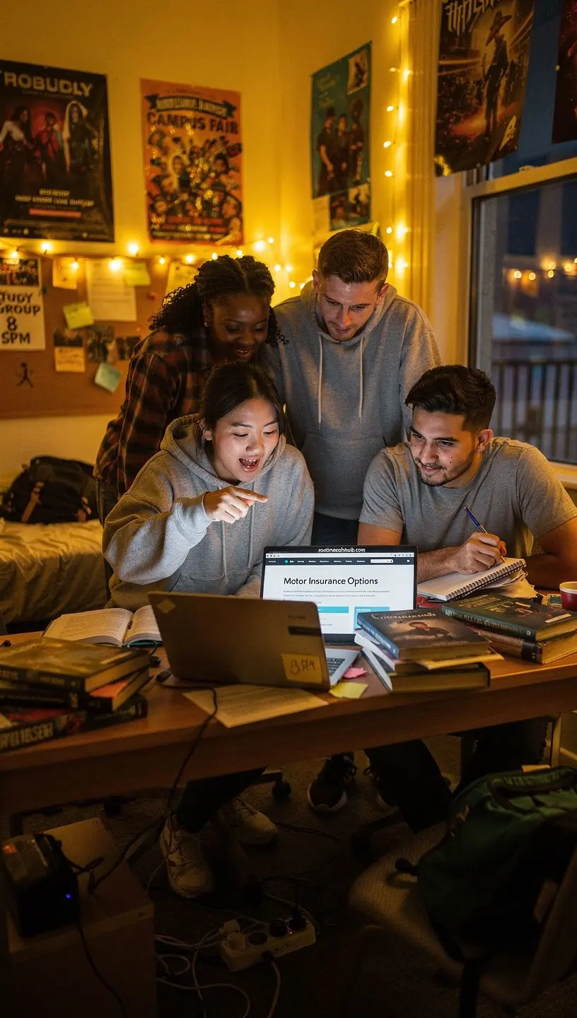 Obrazek przedstawiający happy klienta z nową polisą ubezpieczeniową w ręku.